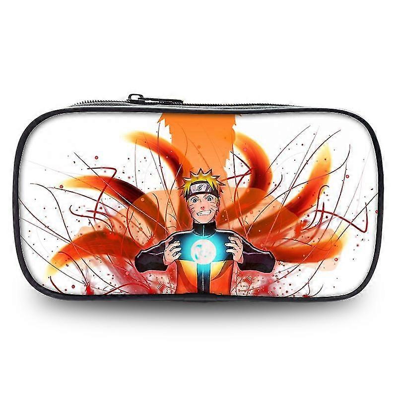 Wekity Naruto Large-capacity Pencil Case Stationery Bag Primary And Secondary School Students Pattern Pencil Case