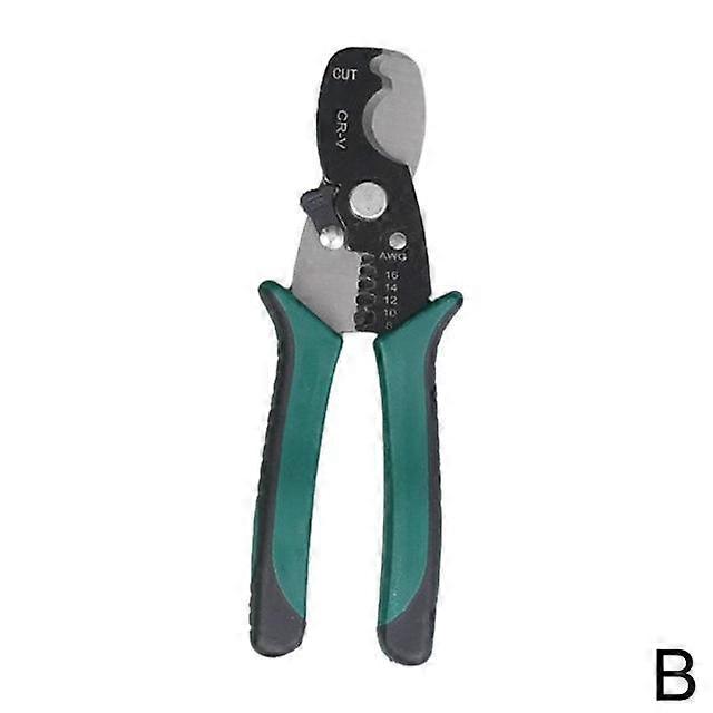 JWL-Wire Stripper Multi Pliers Crimping Plier Multi Tool Wire Plier Terminals Tool Multitool Ring Tools Crimper Hand Snap Funct P1U7