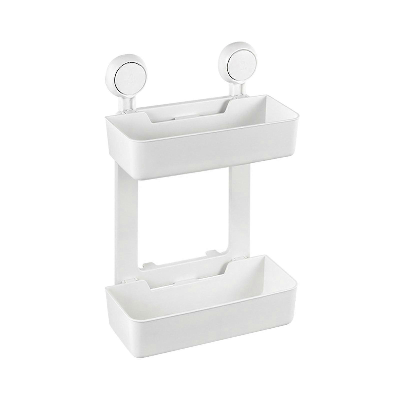 Suction Cup Wall-mounted Spice Rack Removable And Reusable Hanging Spice Rack