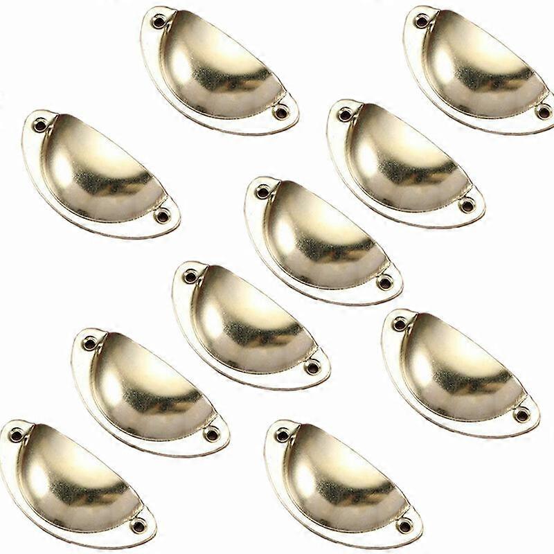 Retro drawer shell handle creative shape handle (10 yellow) general kitchen cabinet