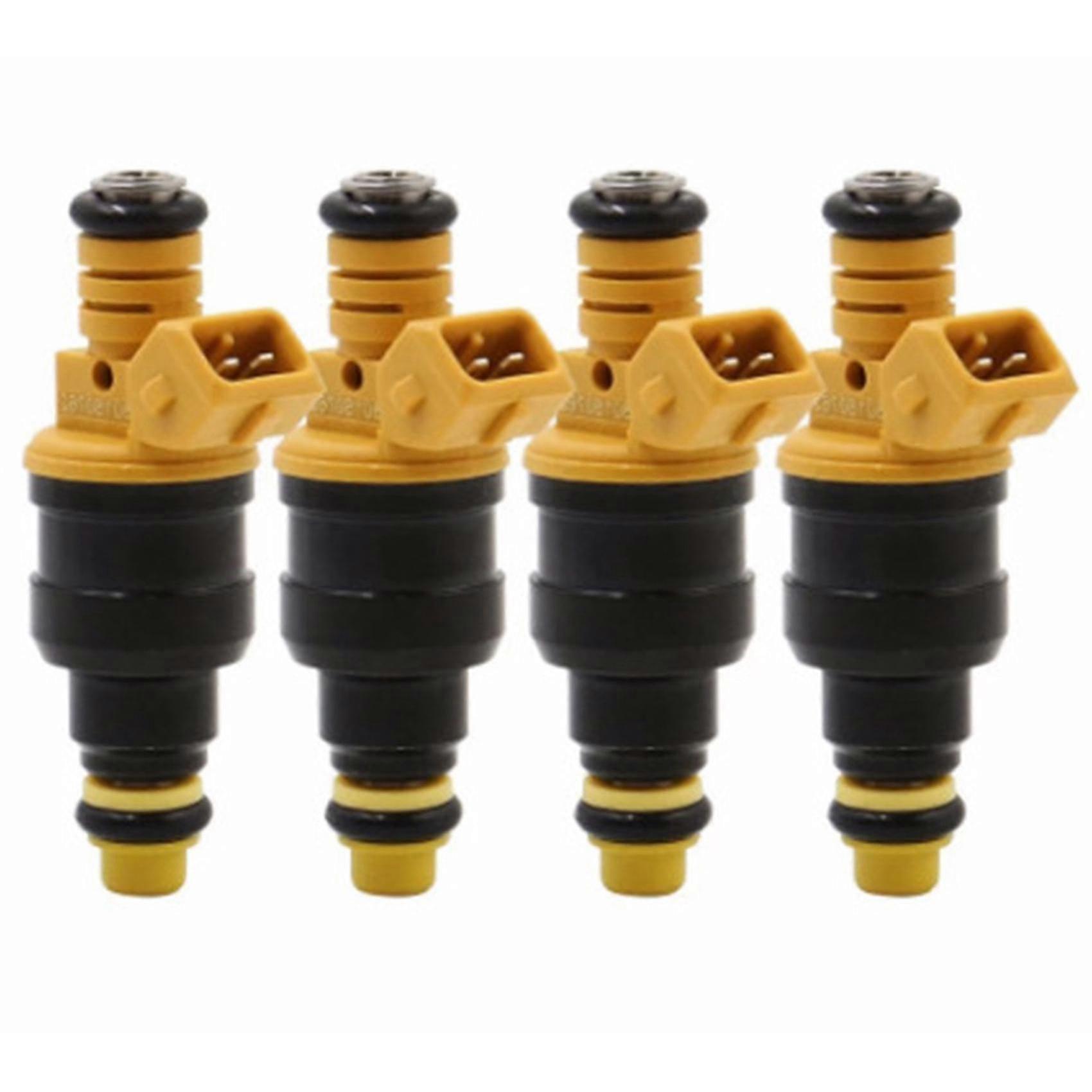 4pcs σύνολο εγχυτήρων καυσίμων αυτοκινήτων 0280150762 ταιριάζει για Peugeot 405 505 Volvo 240 244 245 740 780 940 1.9l 2.2l 2.3l