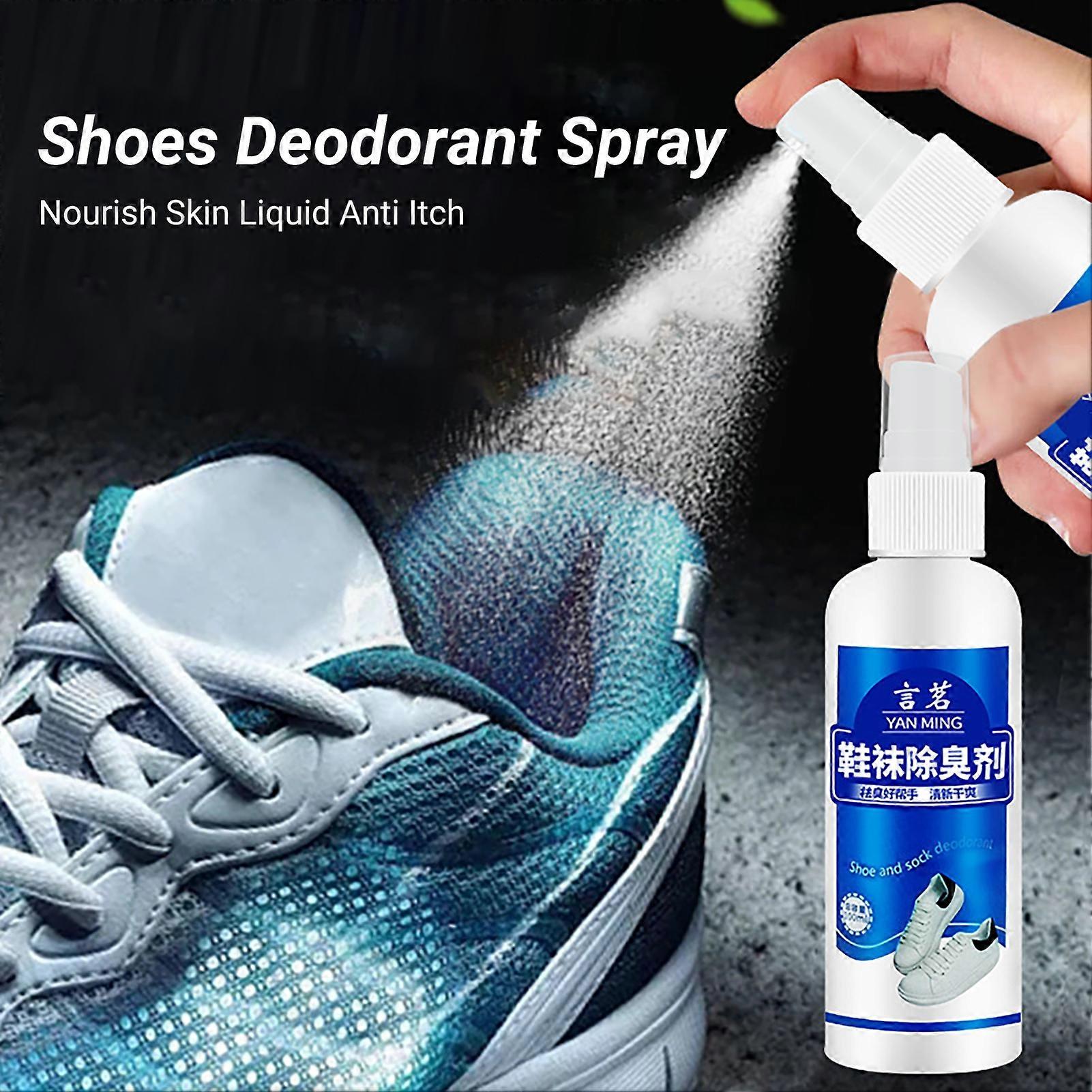 100ml Convenient Shoes Deodorant Spray Nourish Skin Liquid Anti Itch Portable Shoe Foot Spray for Daily KAESI