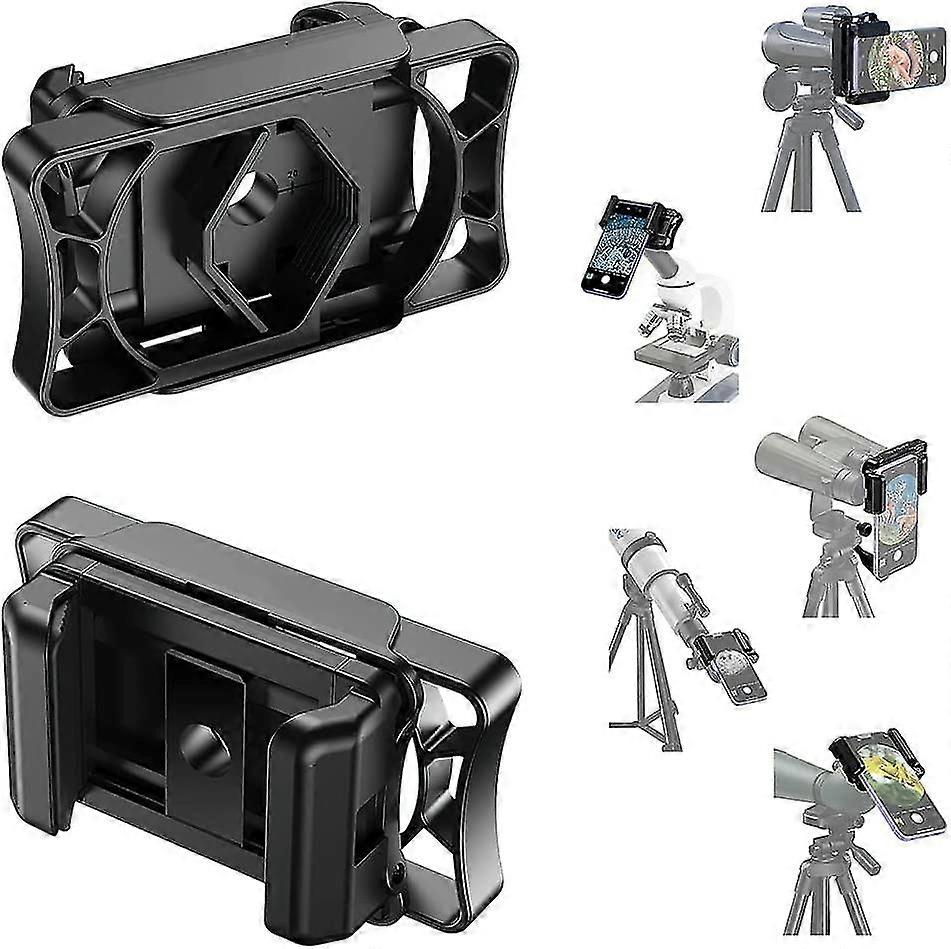Telescopic Phone Adapter, Universal Spotting Scope Mobile Phone Adapter, Fits Almost All Optical Devices And Smartphones
