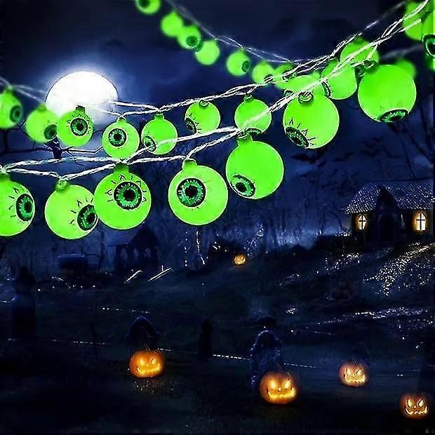 150cm 10led Halloween Led String Lights Portable Pumpkin Ghost Skeletons Lights For Home Bar Halloween Party Christmas Decor