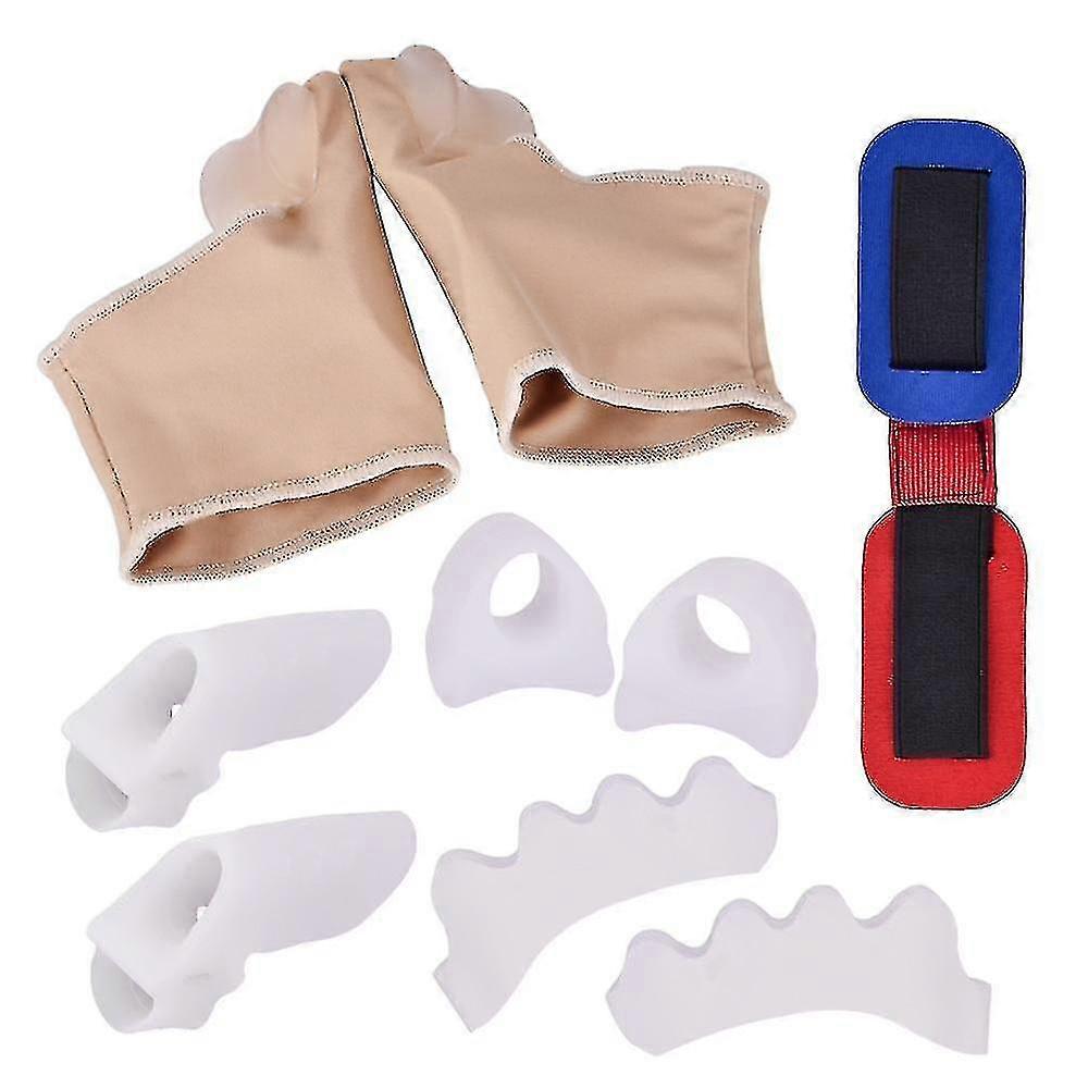 Comfortable Soft Toes Protecting And Correcting Nine Pcs Of Universal Toe Separators Per Set
