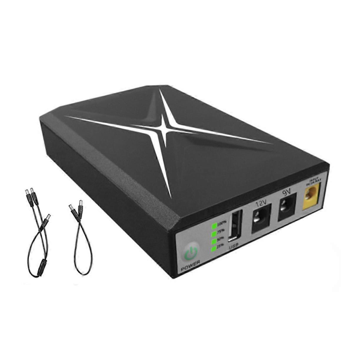 10400MAh DC UPS Uninterrupted Supply Router 9V 12V 18W Battery Backup Mini UPS USB Wifi Router for