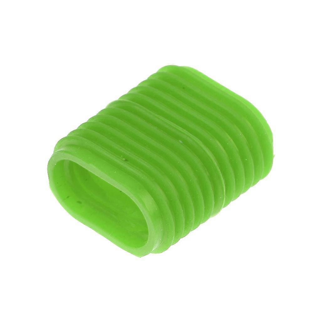 Baitcasting Reel Handle Knobs Rubber Non- Reel Handle Covers - Green, as described