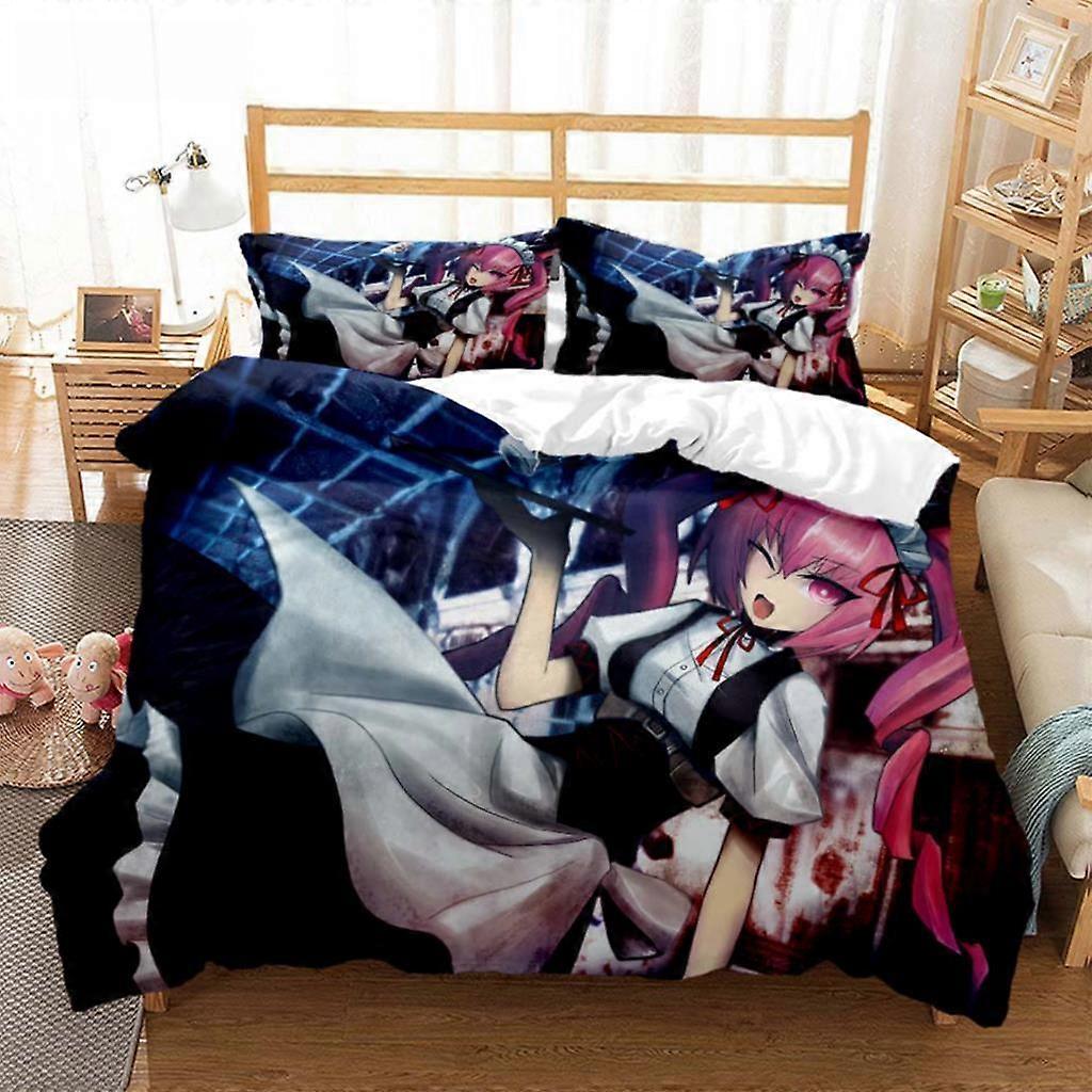 a790 Draps de lit Steins ; Gate Bedding Set Single Twin Full Size Ensemble de lit Adulte Enfant Chambre De Couette Ensembles Ensemble de draps de lit Anime Draps de lit iip790