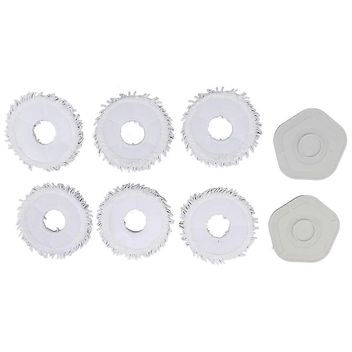 Vacuum Cleaner Mop Cloth, Mopping Pads Replacement with Holder for Bot W10/W10 Pro Sweeping Robot Accessories