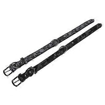 Dog Collar Camouflage Reflective Neck Strap with Comfortable Lining and Blank ID Tag