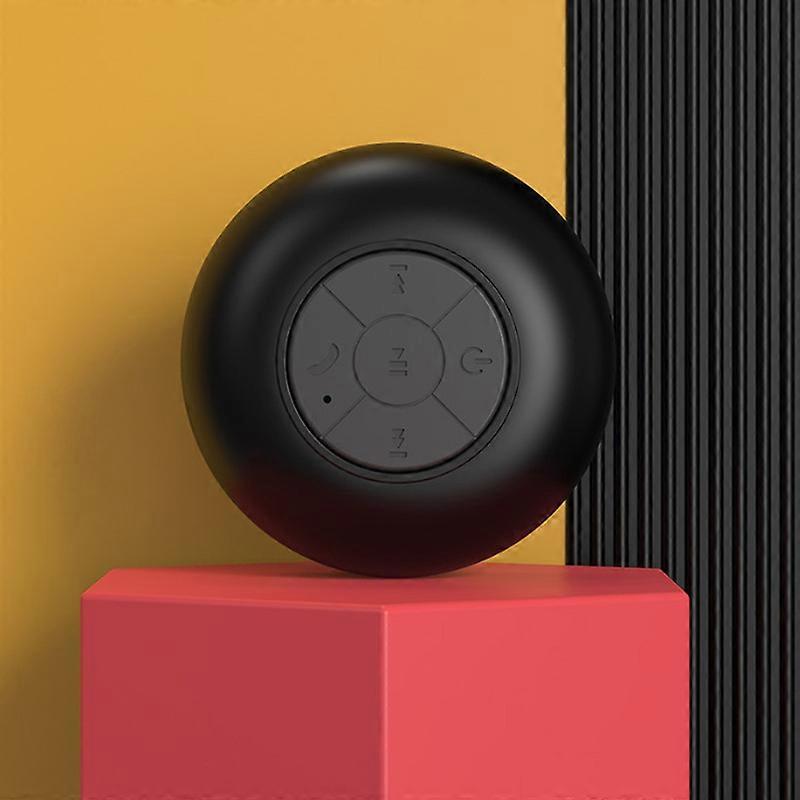 IPX4 Waterproof Bluetooth Speaker Portable Wireless Handsfree Speaker Built-in Microphone with Suction Cup for Cars, Bathrooms, Kitchens, Offices etc(