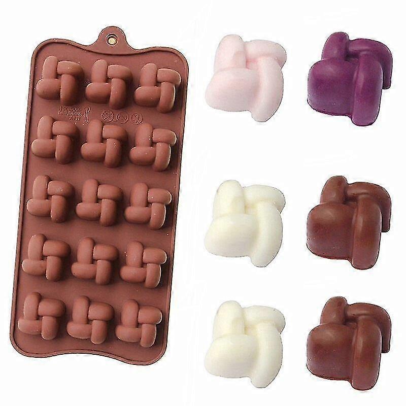 pinwheels silicone chines knot cake candy mould