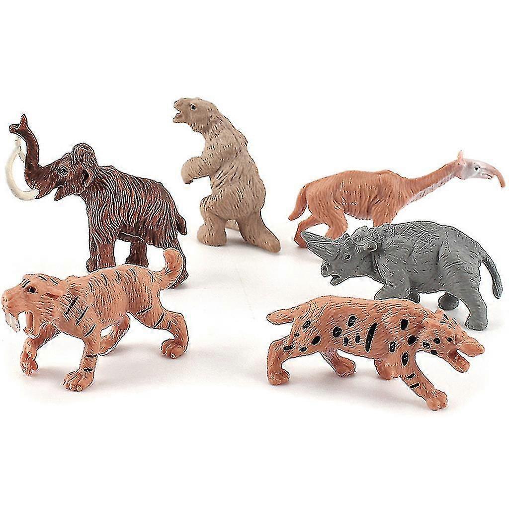 Ancient Ice Age Emulation Prehistoric Life Animal Models Simulation Primitive Human