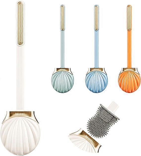 WC-Bürste, Silikon-WC-Bürste, Wandmontage, WC-Bürstenhalter für das Badezimmer, WC-Bürste Silikon-Set, WC-Bürste, WC-Bürsten-Set, Toile