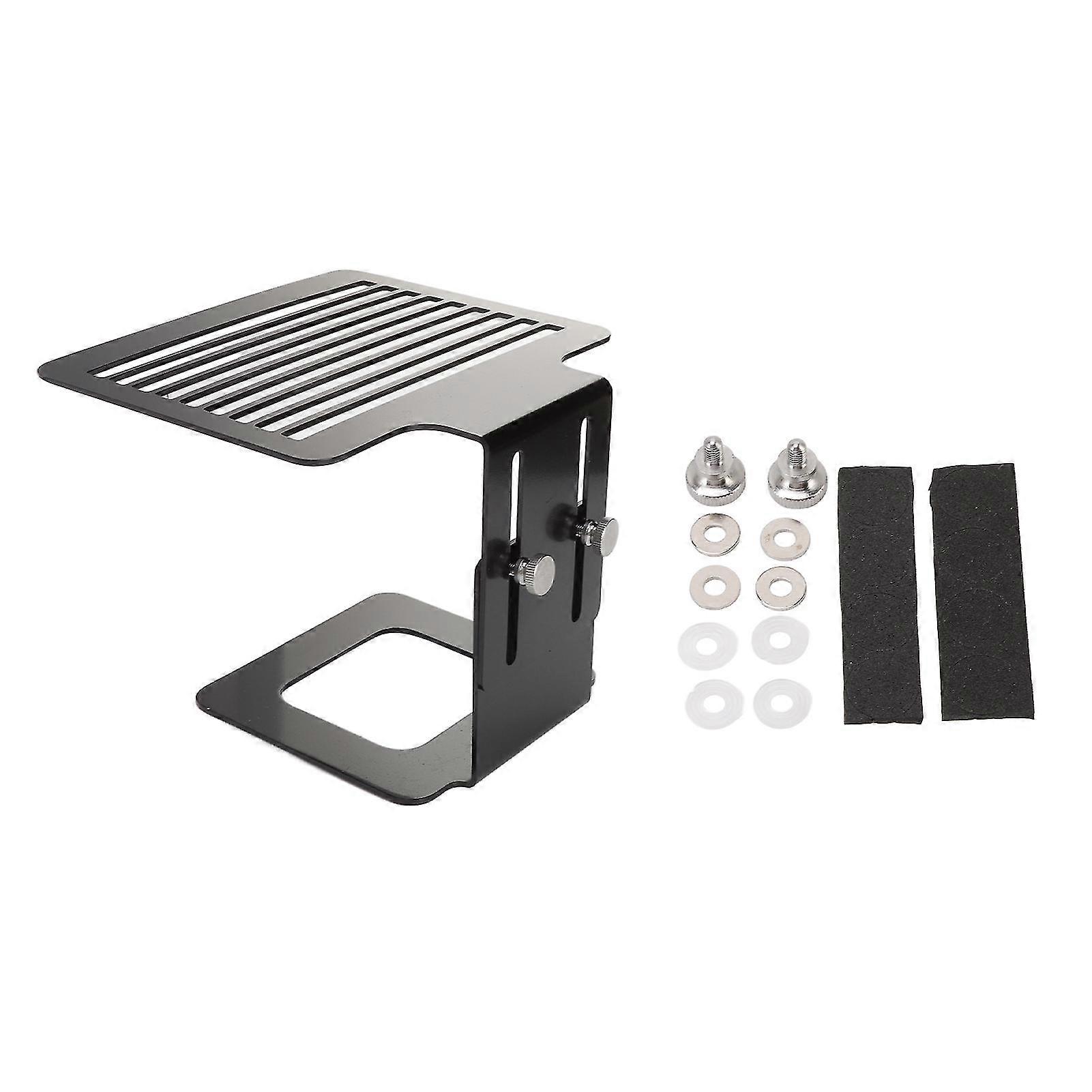 Stainless Steel Adjustable Coffee Machine Scale Rack - Black