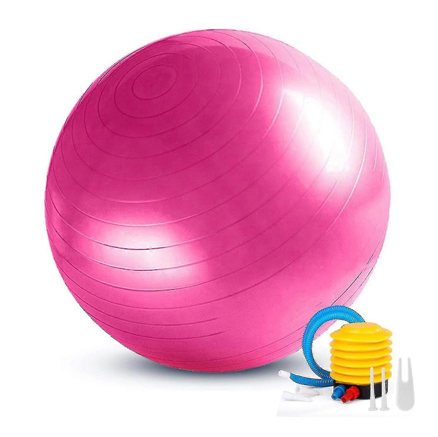 Exercise Gym Ball Anti-Burst Pilates Yoga Core Birthing Training With Pump