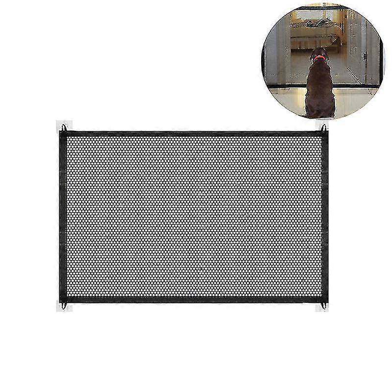Dog Barriers, Magic Gate Foldable Dog Door Gates Door & Stair Gates For Babies, Dogs & Cats,1.1M*72Cm
