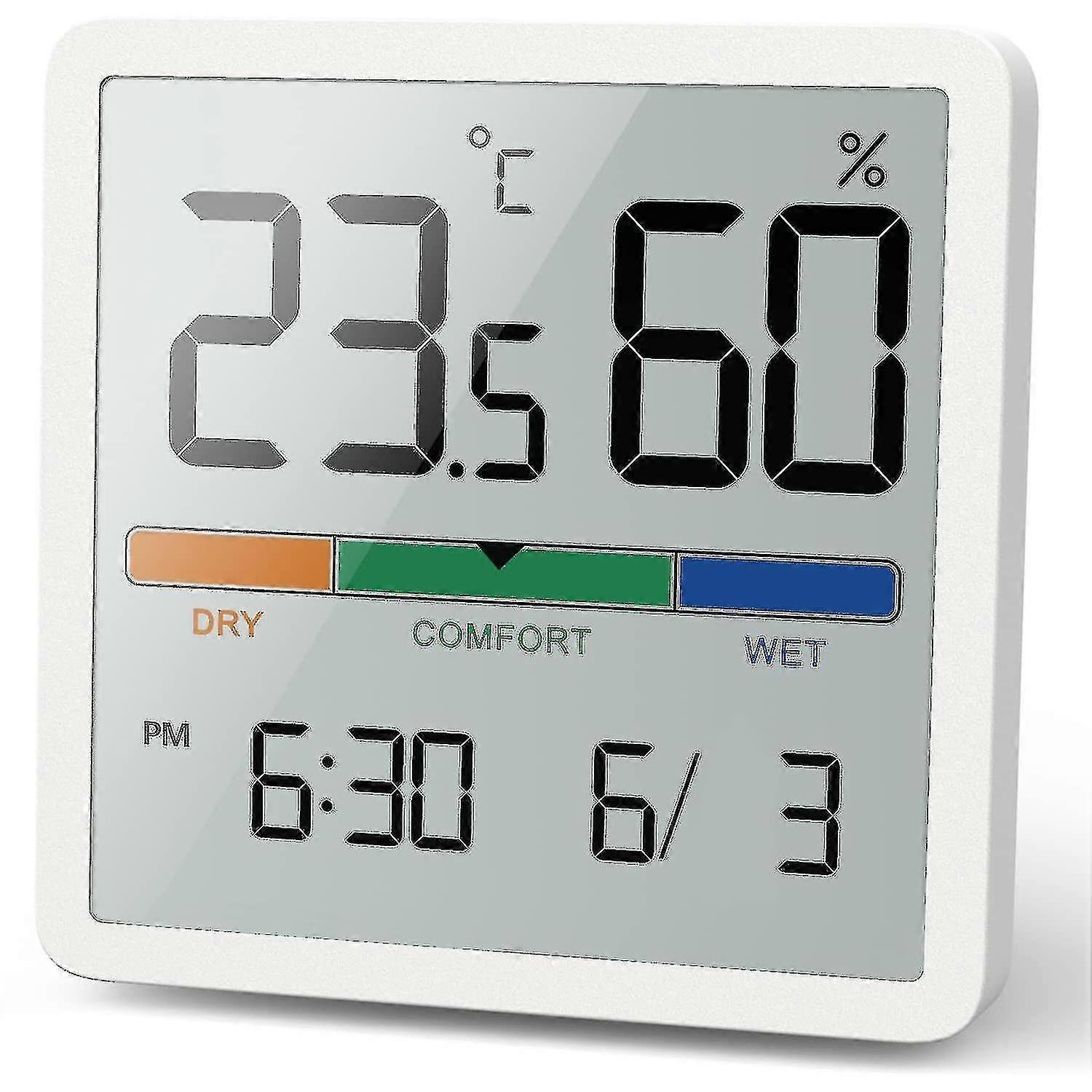 Portable Digital Thermometer With High Precision Thermometer And Hygrometer For Room Temperature Control, Indoor Air Control