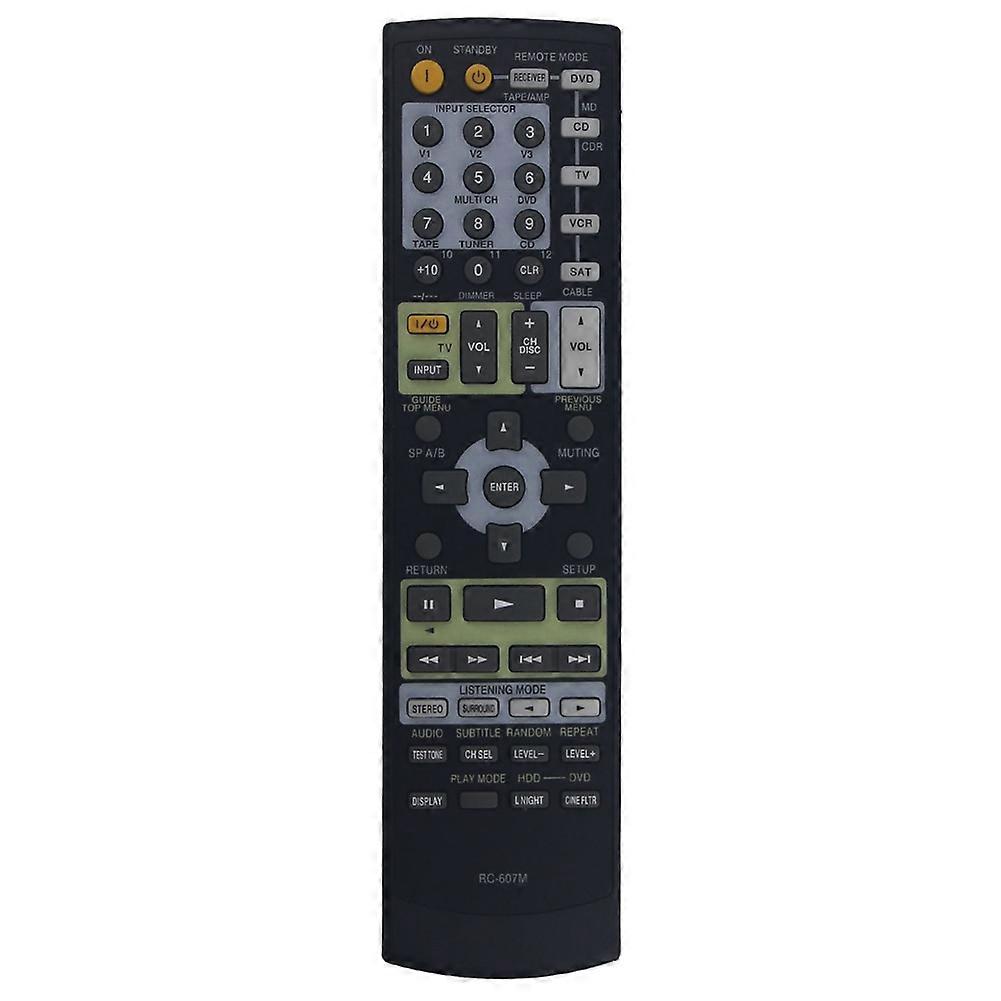 Remote Control Replacement RC-607M for Receiver TX-NR708 TX-SR503 H A1