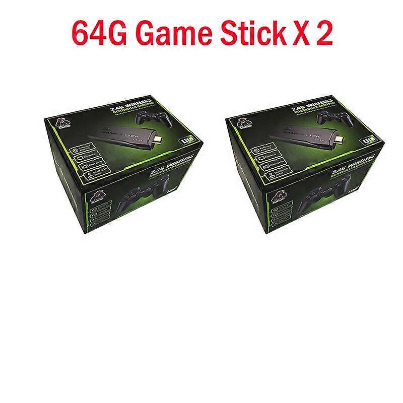 4PCS Classic Retro Wireless Video Game Stick U8 4K HD Console 10000 Games Sticks Wireless Control For GBA Xmas Gift Dropshipping