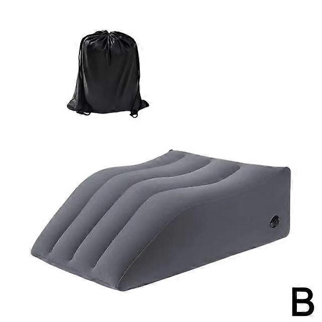 Soft Footrest Travel Pillows PVC Inflatable Foot Rest Folding Travel Pillows Cushion Travel Office Home Leg Up Relaxing Feet Supplies