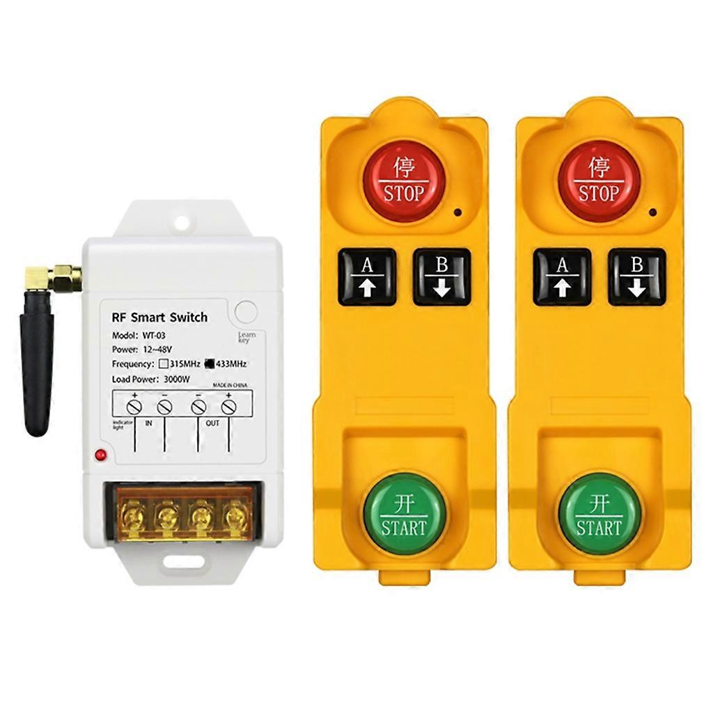 DC12V 48V Remote Control Switch 315/433Mhz Remote Control 4CH Wireless Remote