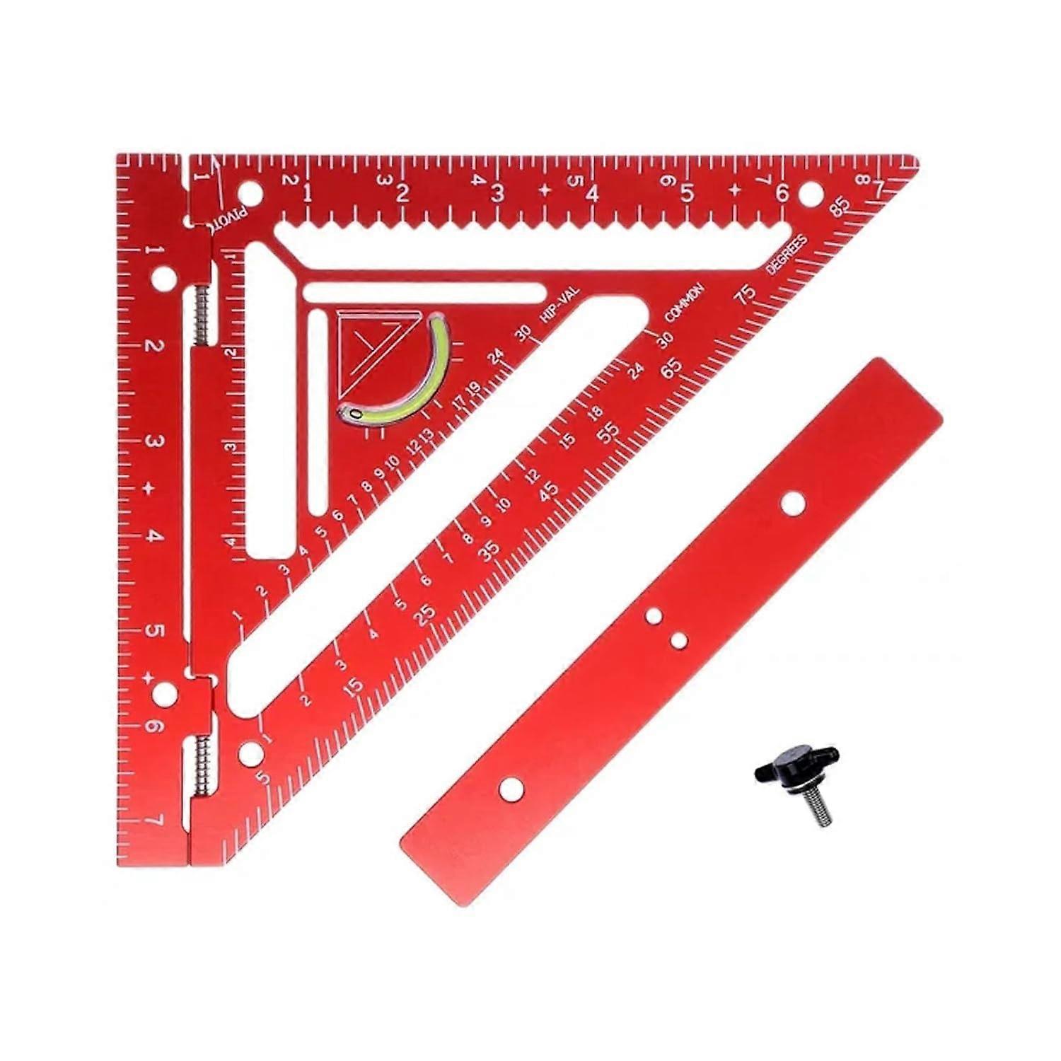 Innovative Rafter Square Tool, Sherwap Rafter Square Tool, Triangle Ruler Rafter Square Protractor