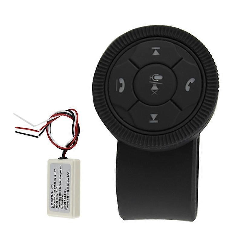 7-Key Car Wireless Media Steering Wheel Button Remote