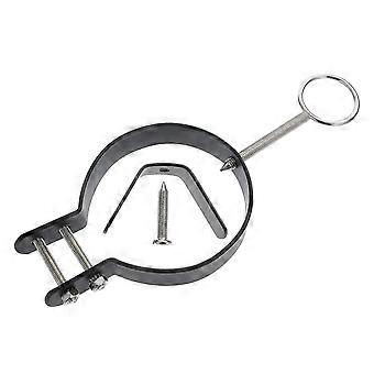 high quality 1pc Creative Ham Fixing Holder Useful Ham Stand Storage Rack For Home (Black)