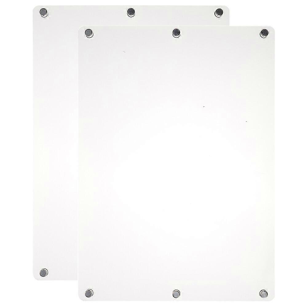 2Pcs To Do List Planner Board Schedule Board Erasable Planning Board Transparent Magnetic Board