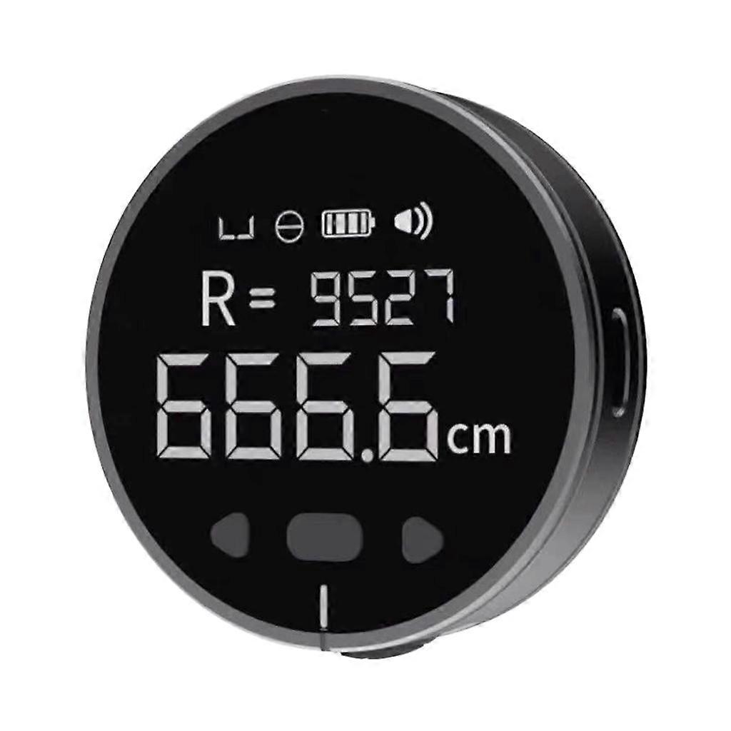 Digital Ruler Type-C Rechargeable Length Measuring Tool for Flat Curved Round