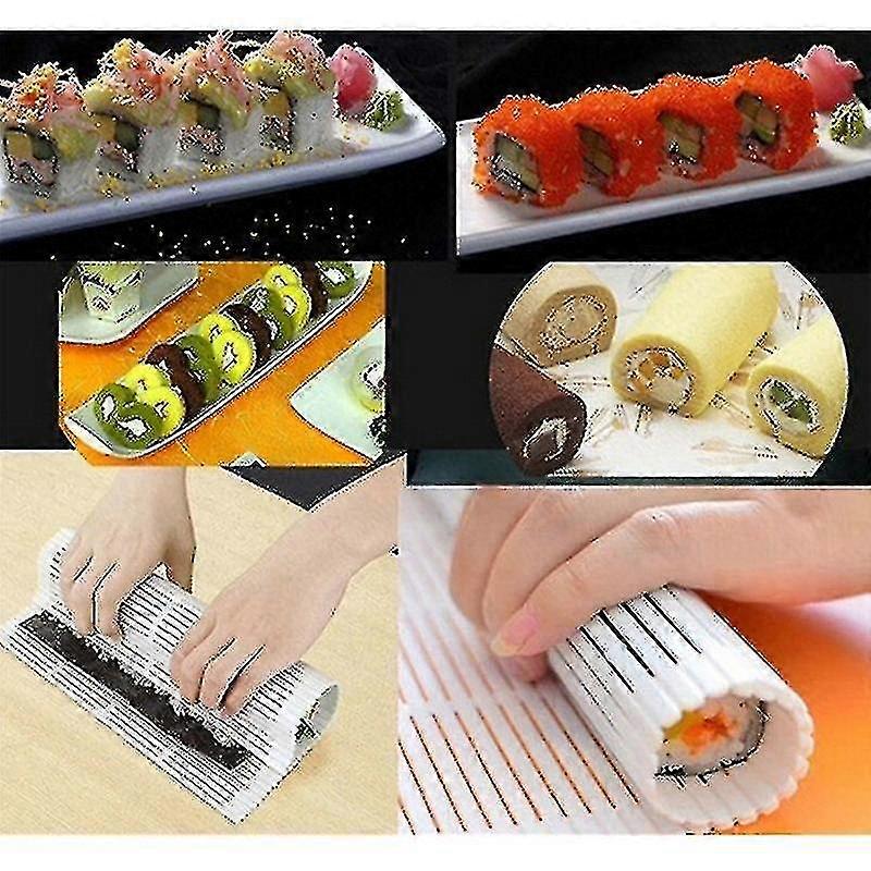 New Practical Sushi Rolling Roller Plastic Material Mat Maker Kitchen Diy