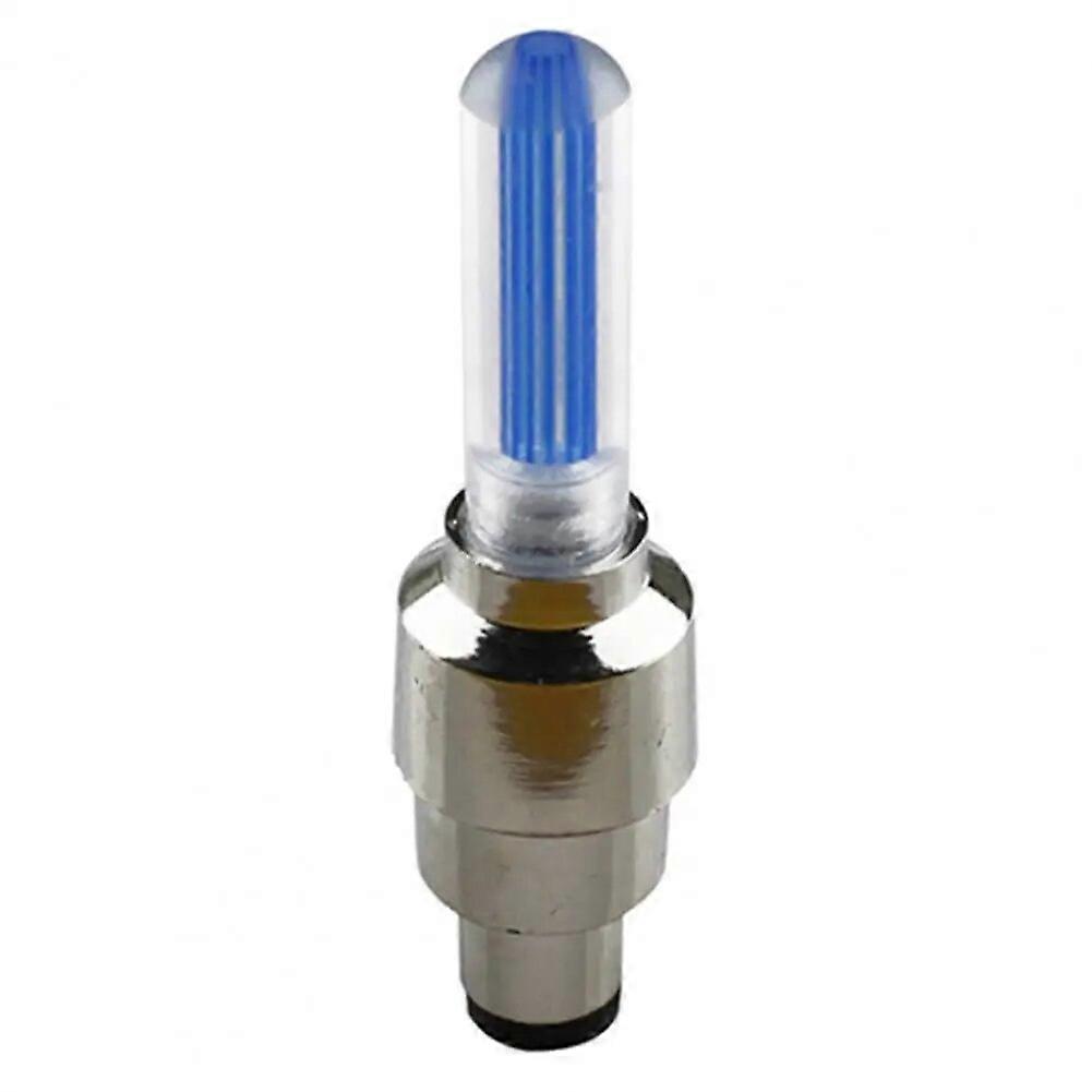 Bicycle Wheel LED Light Bike Light Tire Valve Cap Decorative Lantern Tire Valve Cap Flash Spoke Strobe Neon Lamp Warning Lights