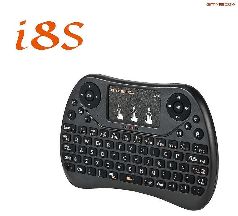 GTMEDIA I8+ I8S I8X PLUS 2.4G Mini Wireless Keyboard with Backlight Touch Panel USB Remote Rechargeable For Laptop Smart TV BOX