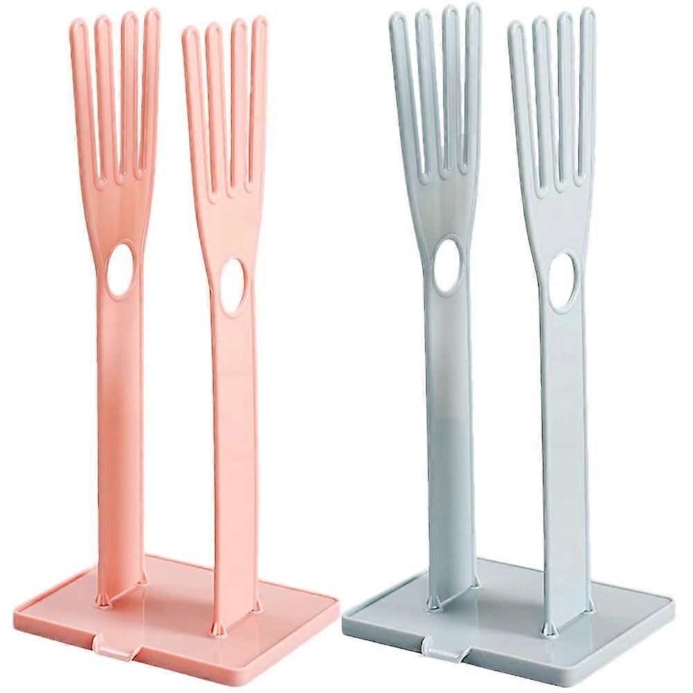 2pcs Kitchen Glove Holder Glove Drying Rack Drying Rack Mitten Storage Rack Duster Cloth Stand