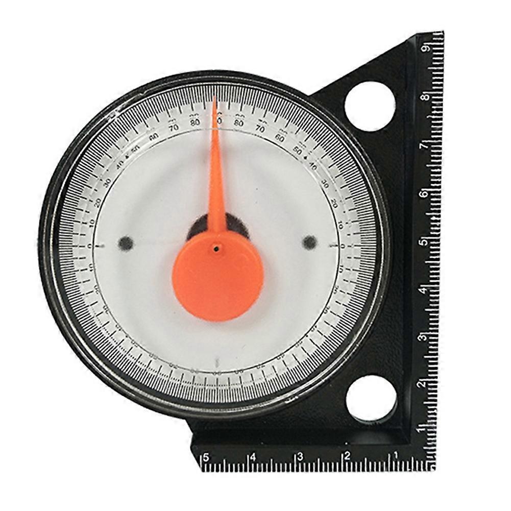 Tile Brickwork Bevel Artifact Protractor Inclinometer Angle Gauge Level Scale QinHai