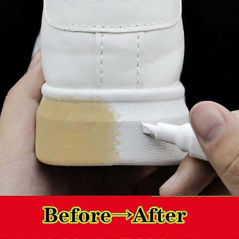 Chaussures Stains Removal Waterproof Sneakers Anti-oxydation Pen Repair Complementary Color White Go Yellow Chaussure Blanchiment Nettoyage