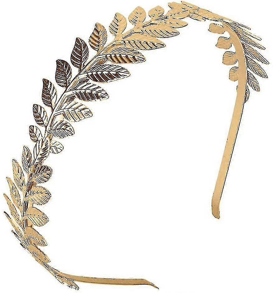 Gudinne Gresk Gold Leaf Crown hodeplagg a