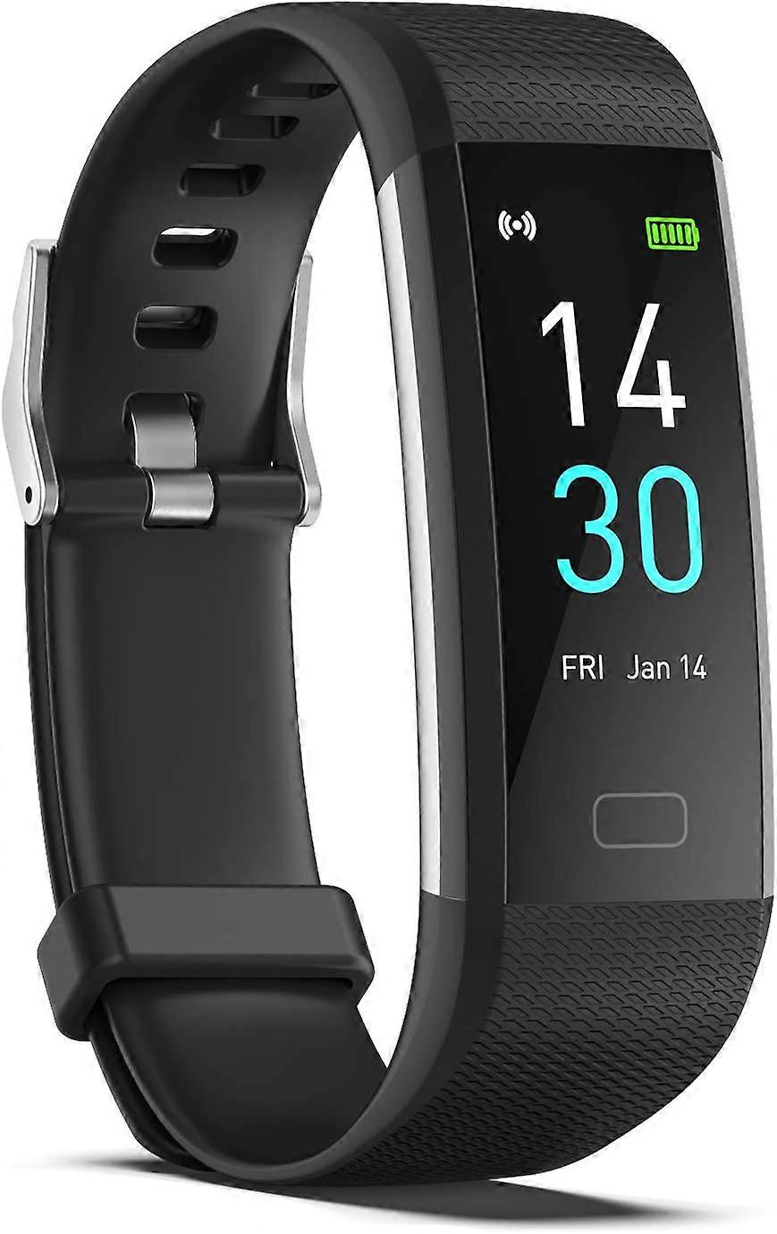 Fitness tracker, with step counter/calorie/stopwatch, activity tracker, with heart rate monitor, IP6