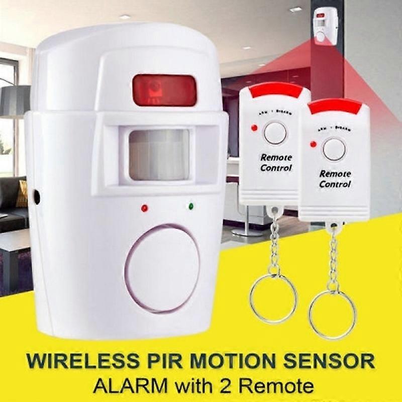 Wireless Motion Sensor Alarm Security Detector Indoor Outdoor Alert System