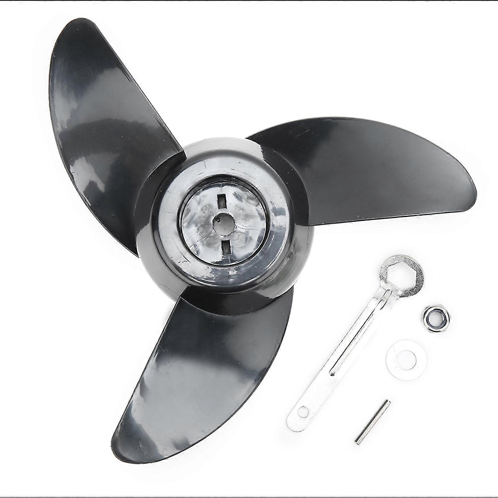 12V/24V Thicken Plastic Electric Outboard Motor Propeller Accessory