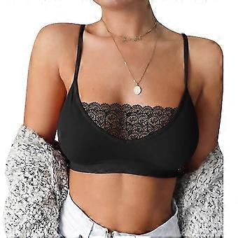 Womens Lingerie Lace Bra Top Comfy Underwear Push Up Bralette Nightwear