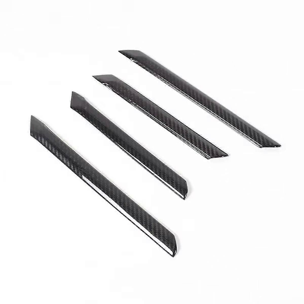 For 5 Series G60 2024 Real Carbon Fiber Car Door Inner Handle Decorative Strips Stickers Interior A