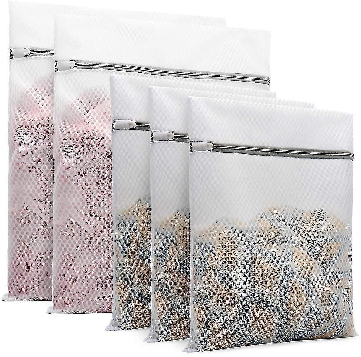 Honeycomb mesh laundry bag