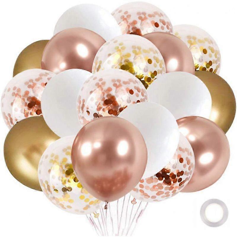30st roséguld ballong set