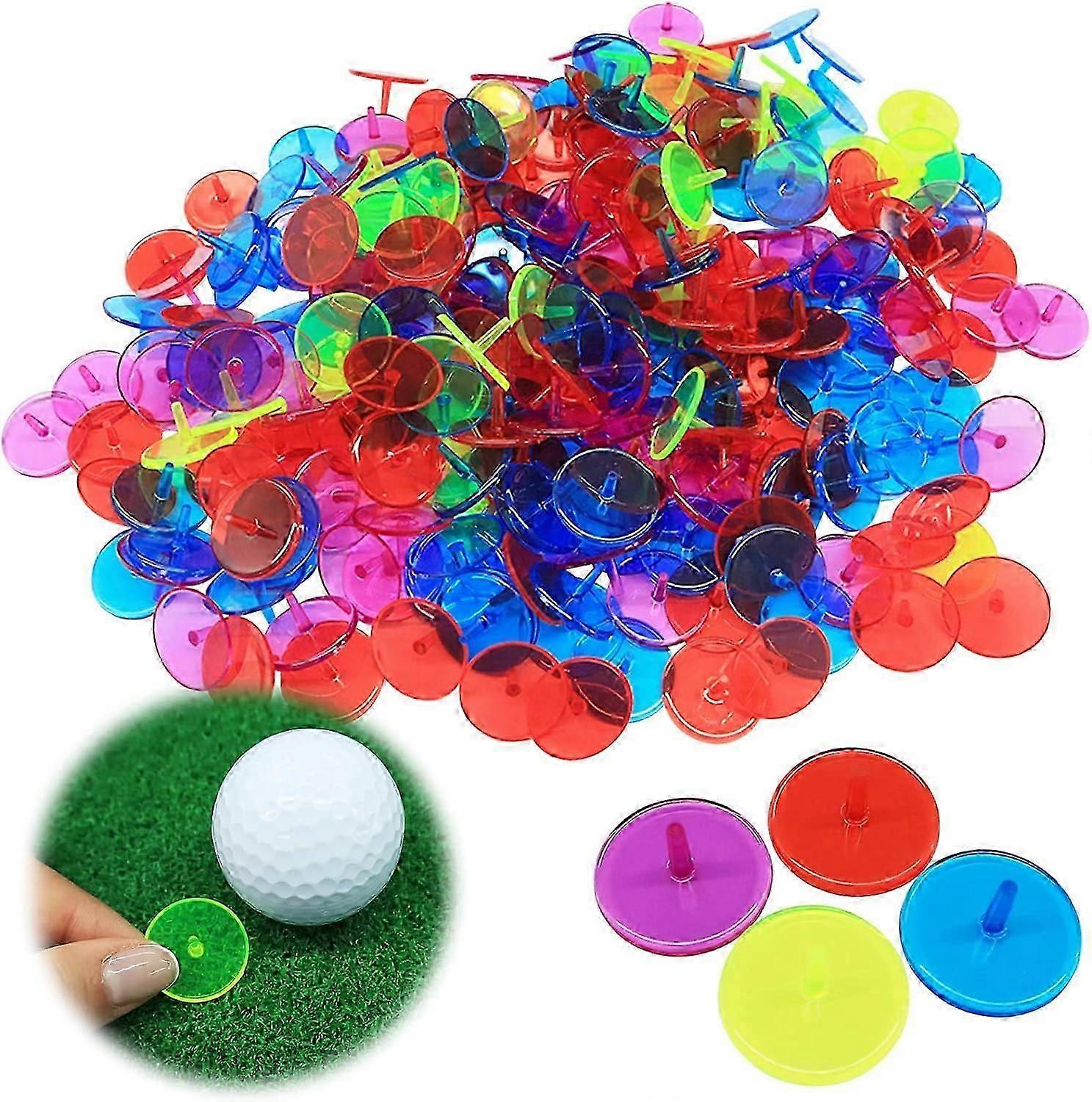 Golf Ball Marker Value Pack - Multicolor Plastic Markers