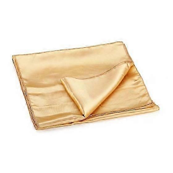 Runner Table Cloth Centre In Satin Gold 30 * 275 cm