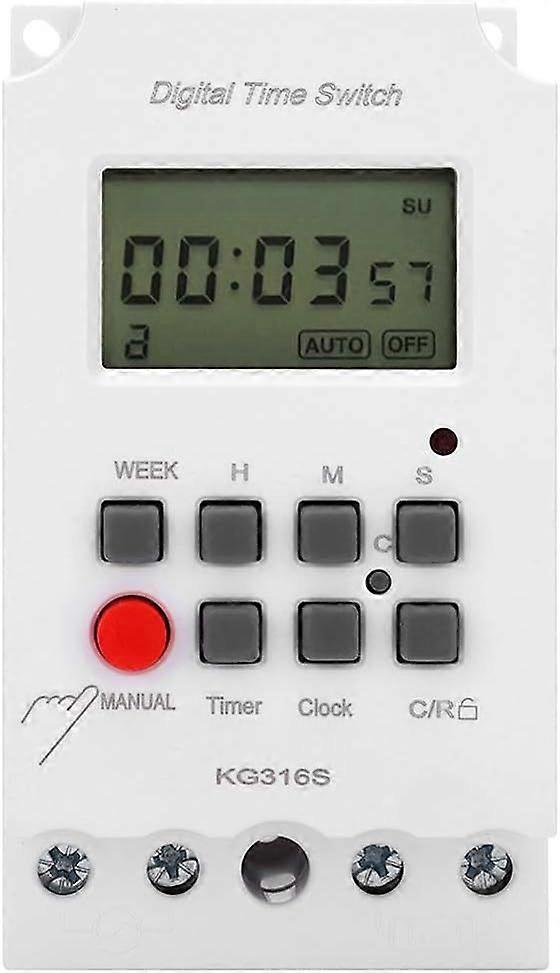 Timer digitale, timer per microcomputer LCD 220V, controllo elettronico