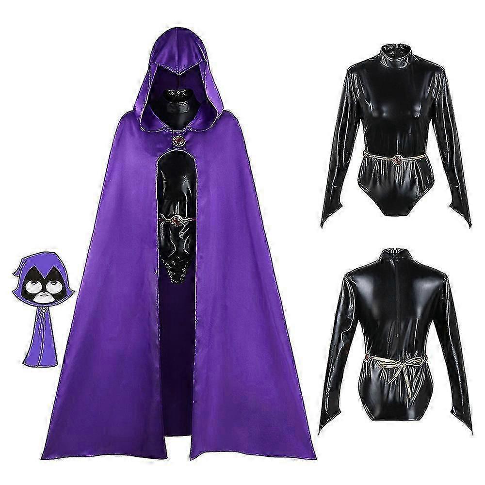 Teen Ts Costume Set Suit With Purple Cloak Outfits Fancy Up
