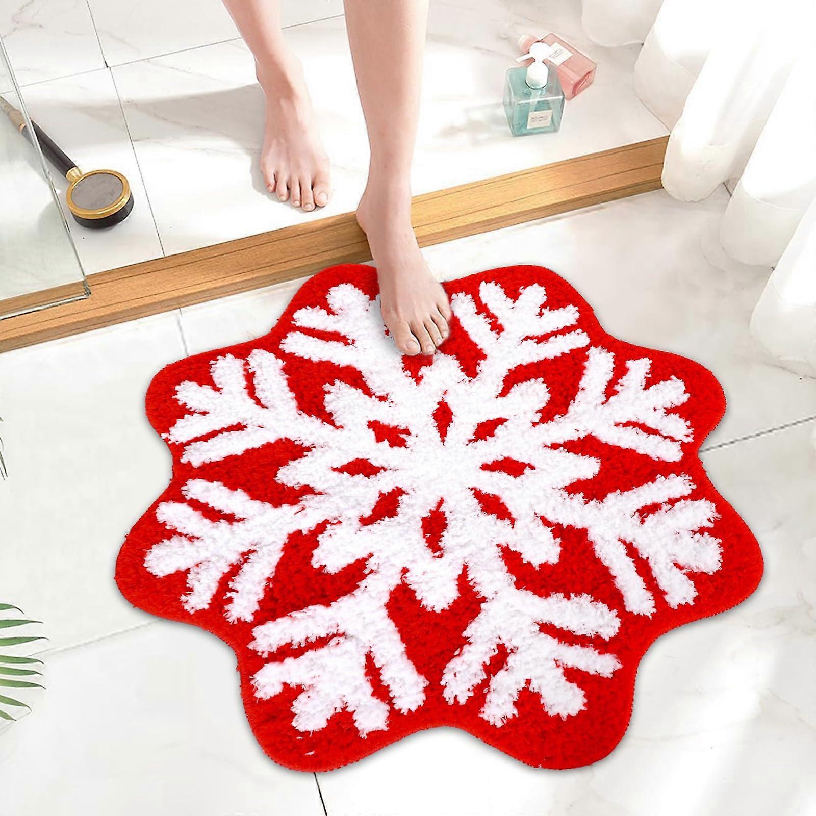 Christmas theme absorbent and non-slip mats 24×24 inches
